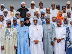Niger State Governor, Legislators, Elder Statesmen pay courtesy visit to President Buhari [PICTURES]